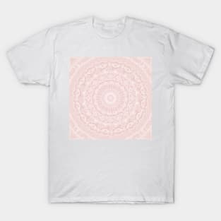 Floral dreams mandala soft pink T-Shirt